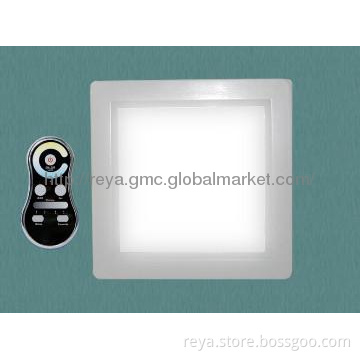 20x20cm Dimmable LED Panel Lights with RF controller